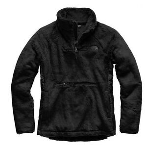 The North Face Osito Sport Hybrid 1/4 Zip Fleece Women's XS Black Cozy Pullover